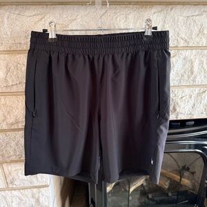 Spyder Active Black Men's Athletic Shorts Zipper Pockets Medium